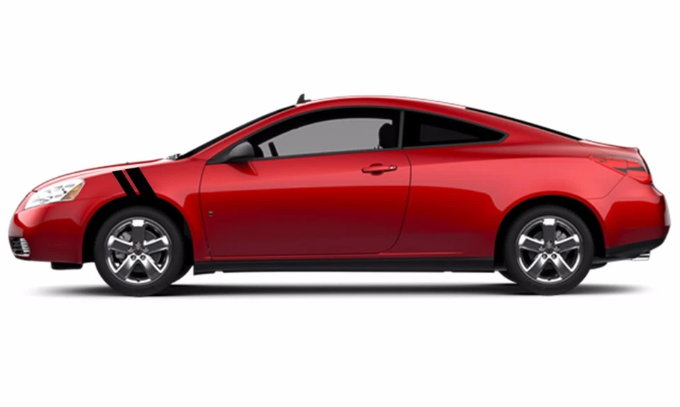 NUEVO Fender Hash Bar Vinilo RACING STRIPES 2" y 3" Calcomanías (Se adapta a Pontiac G6 y G8) Foto 3 de 4