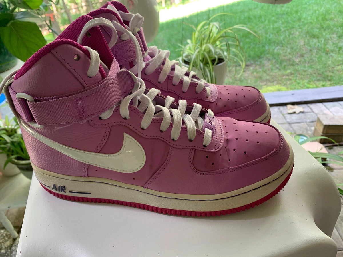 Nike Air Force 1 AF1's Bubble Gum High Size 7y | eBay