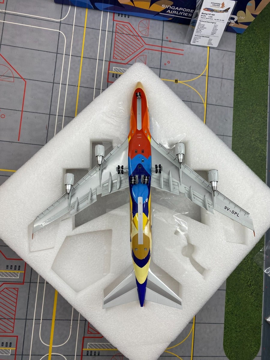 SQ Wings 1/200 Singapore Boeing 747-400 9V-SPL L2002FD SQ Wings 1/200 Singapore Boeing 747-400 9V-SPL L2002FD