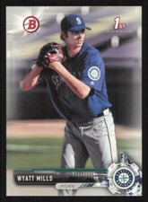2017 Bowman WYATT MILLS #/499 Silver Border card SEATTLE MARINERS