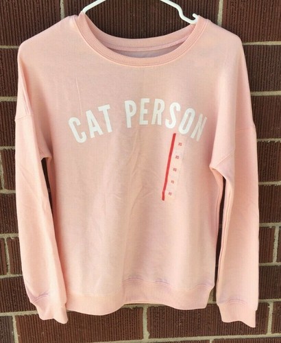 Grafik-Sweatshirt Damen Cat Person - Zoe + Liv (Junioren") - rosa - XS - Bild 2 von 5