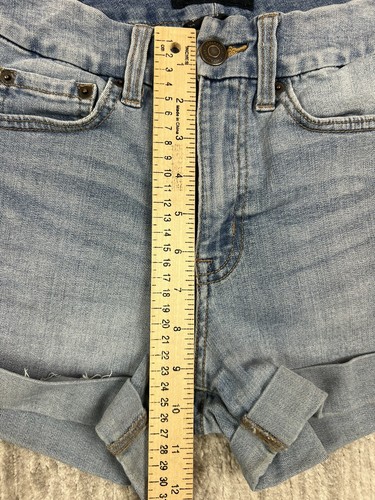 Aeropostale Shorts Womens 2 Aero High Rise Curvy Midi Stretch Denim - Picture 7 of 11