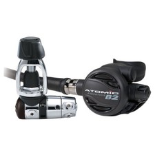 Atomic Aquatics B2 Regulator Yoke Black - 1st and 2nd Stage Set 03-0027-3P 