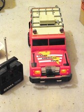 Rzadkość, pojazd GAMA Tronic Land Rover Ralley, ze światłem, model RC, 2 biegi