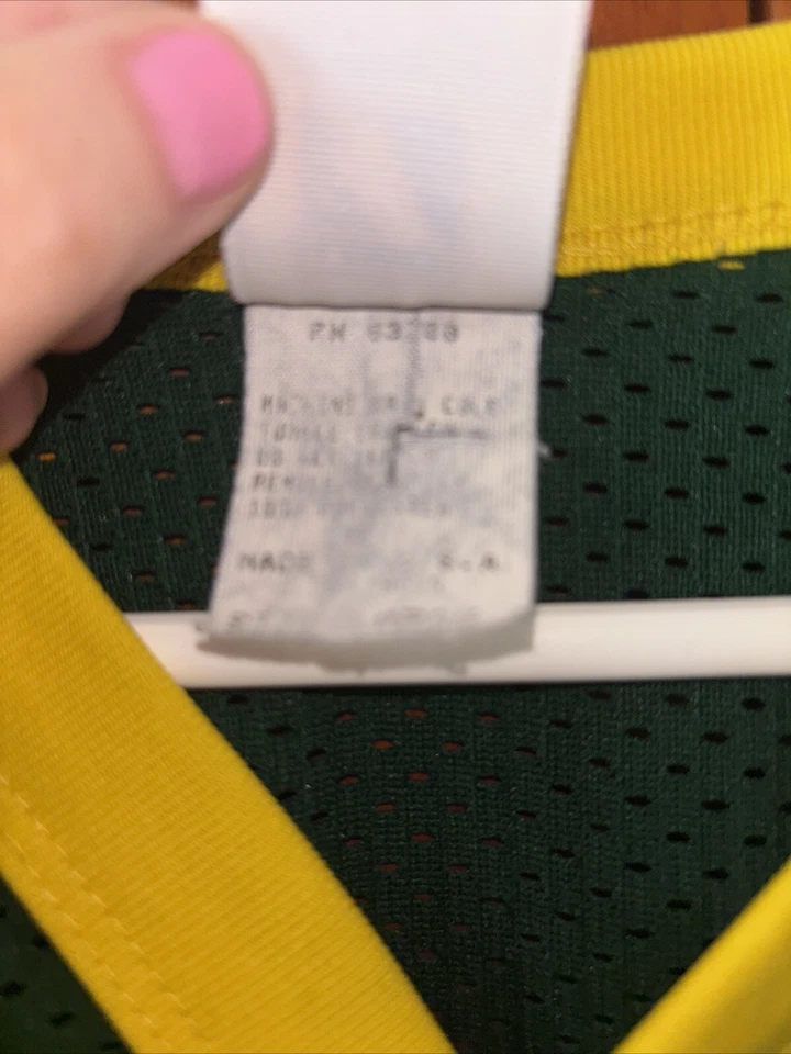 Camiseta deportiva juvenil Green Bay Packers Reggie blanca #92 logotipo 7 NFL talla grande L Foto 4 de 4