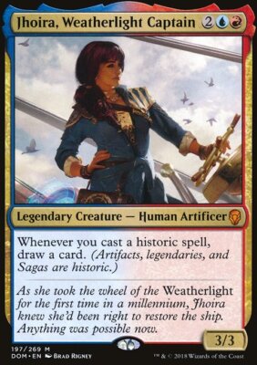 MTG Magic the Gathering Jhoira, Weatherlight Captain (197/296) Dominaria LP