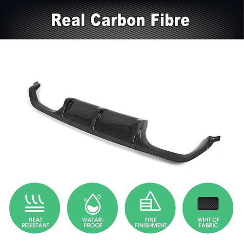 Difusor de carbono difusor trasero para BMW M3 F80 M4 F82 F83 14-19 parachoques alerón - Imagen 6 de 11