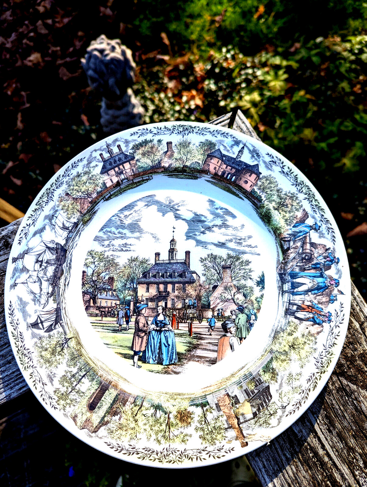 Wedgwood Collector Plate, Williamsburg, Virginia Governor's Palace, Plate
