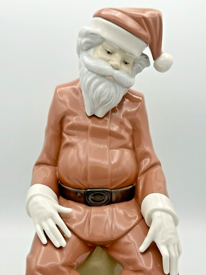 Gorgeous NAO By Lladro #1269 Large Exhausted Santa 12