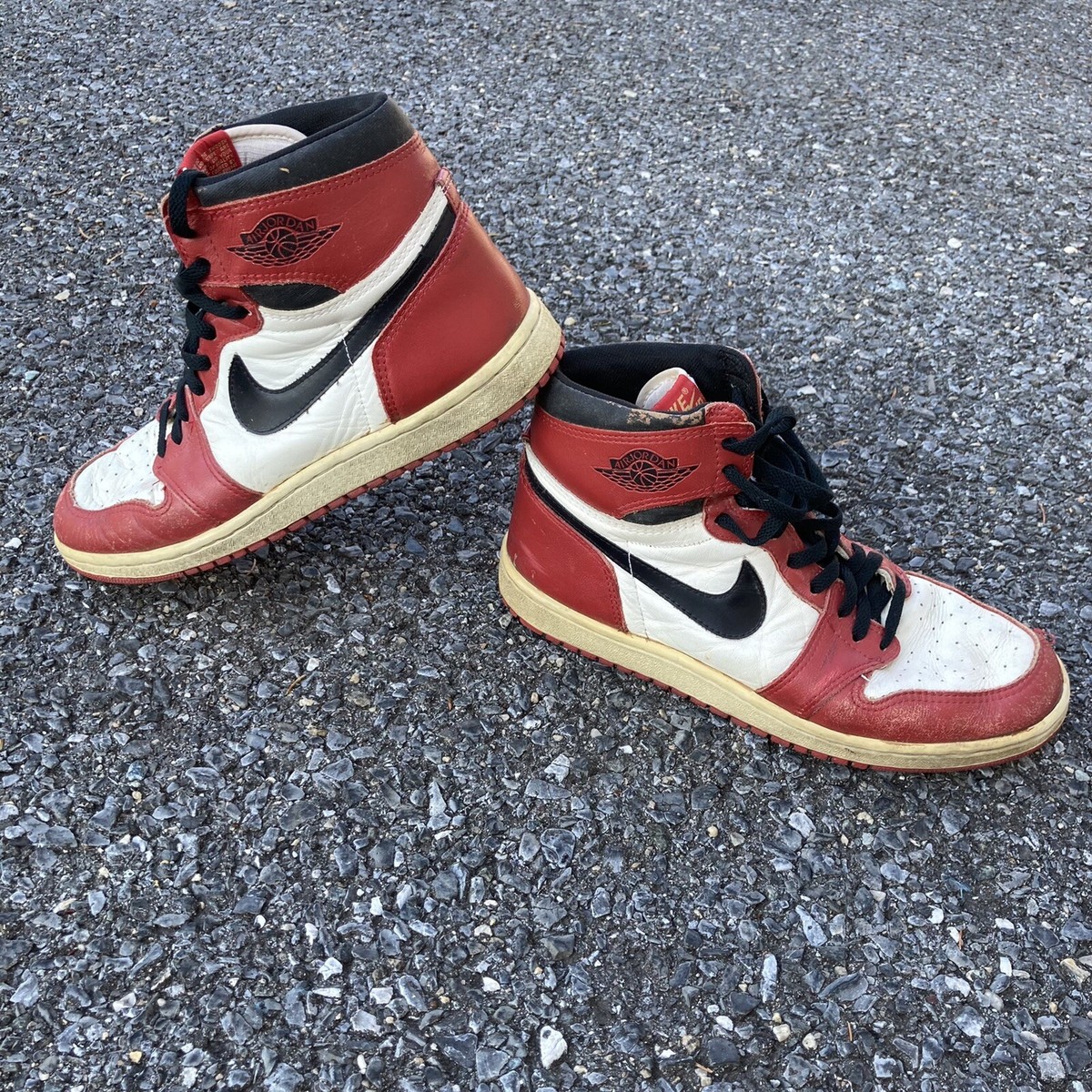 NikeAir 1985 ブラック/レッド シューズ23cm 全てを始めた靴。オリジナル1985年製ブラック＆レッド エア