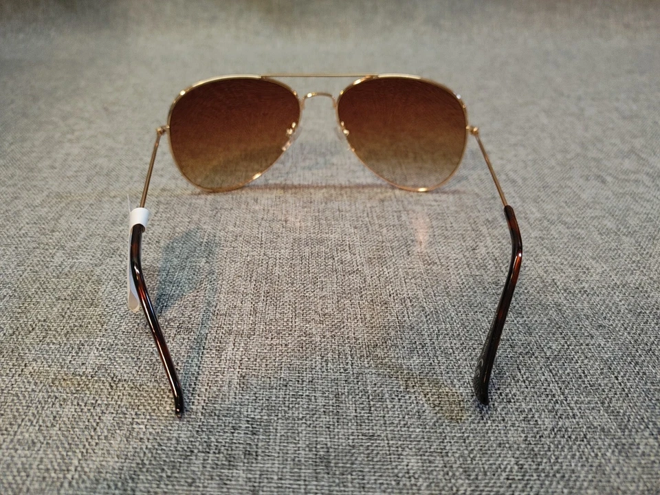 复古复古飞行员太阳镜男式女式  — 第 4/4 张图片