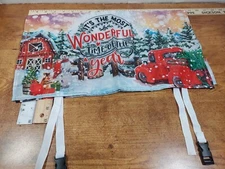 IT'S THE MOST WONDERFUL TIME OF THE YEAR Truck Large Christmas Mailbox Cover