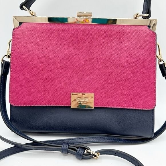Dune London Pink/Blue Color-block Convertible Structured