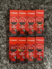 Colgate Optic White Pro Series 8 Tubes Total New Unopened