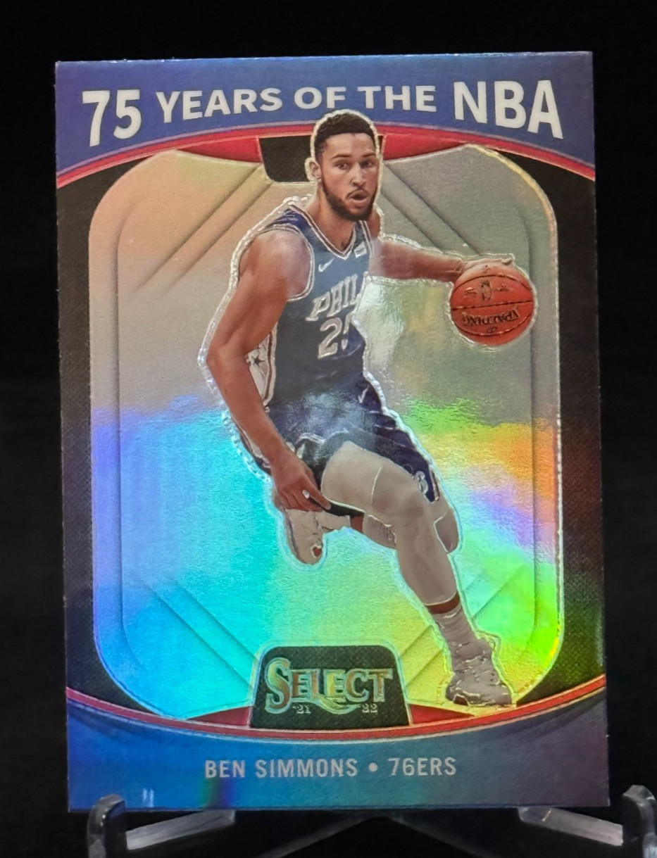 2021-22 Panini Select 75 Years of the NBA #57 Ben Simmons Philadelphia 76ers