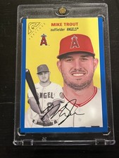 2020 Topps Gallery - Heritage Mike Trout #HT-1 Blue /99