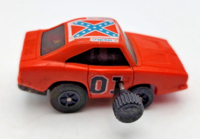 Vintage Wind-Up Duke's of Hazard Mini 2 3/8'' General Lee. Warner Bro's 1980