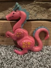 Vintage 1974 Fisher Price LittlePeople Pink Dragon (Castle Play Set) W/Both Ears
