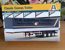 Italeri 1/24 Truck Trailer Classic Canvas Trailer Model Kit No.3908