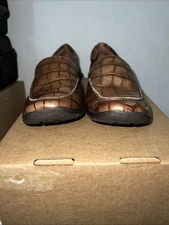 Easy Spirit Abide 8 Womens Slip On 9 E US CaramelCrocodile