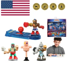 Ultimate Arcade Warriors Starter Pack - 3 Superhero Figures & Punch Gear