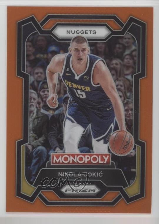 2023-24 Panini Prizm Monopoly Orange Prizm 6/124 Nikola Jokic #1 7xr