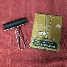 Vintage 4" Long Speedball Roller - BRAYER No. 49