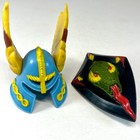 LJN Advanced Dungeons & Dragons Northlord helmet Grimsword Shield Accessory Lot