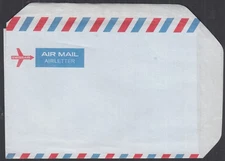 Swissair Air Mail AIRLETTER unused c 1960s