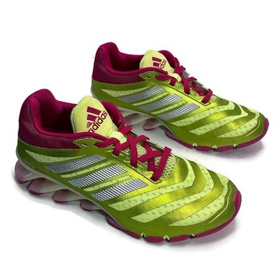 Adidas Springblade Ignite Women's Size 7.5 Shoe Lime Green Pink Running  D69801