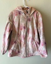 Free Country Super Softshell Girls 10-12 Hooded Full Zip Water Resistant Jacket
