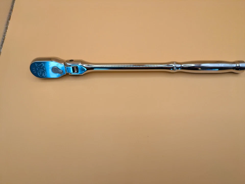 SK Herramientas Profesionales 3/8 Unidad LP90 Cabezal Flexible Trinquete de Lágrima Hecho en EE. UU. Foto 4 de 4