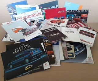 Auto Verkaufsprospekt Lot Sammlung Konvolut x ca. 110 Artikel Vintage Sammlerstück