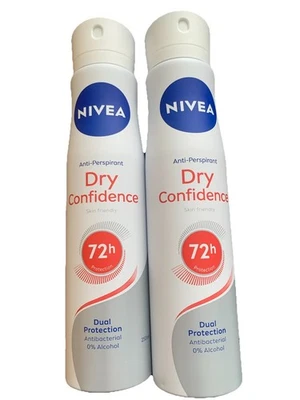 Nivea Dry Confidence 72H Ladies Anti-Perspirant Deodorant 2 x 250ml
