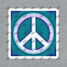Peace Sign Vinyl Sticker Boho Decal Retro Wall Art Laptop  Water 943325