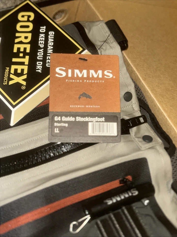 Calza Simms G4Z Gore-Tex Sterling Waders Uomo LL Made in USA - Immagine 3 di 4