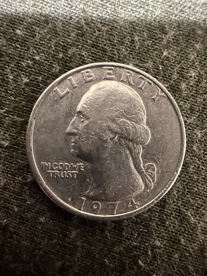 Stunning 1974 No Mint Mark Quarter Photos