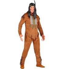 Widmann Native Indian Coat, Pants, Headband  M Brown