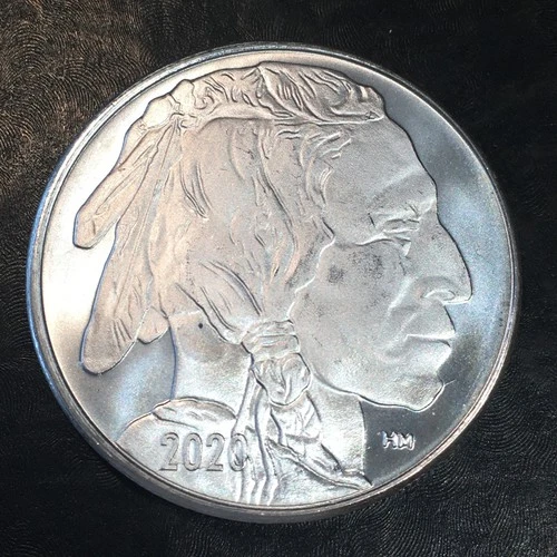 1oz Silver Bullion 2020 Buffalo / Indian PROOF style WE COMBINE SHIP #R791b