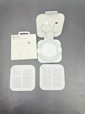 Genuine Apple Watch Magnetic woven braid Fast Charger USB-C Cable  A2515