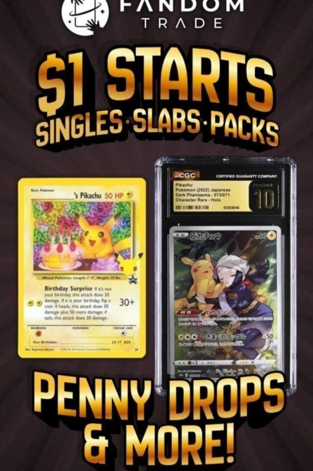 💪$1 SINGLES / SLABS/PACKS 💪NEW INVENTORY RESTOCK w/ JOE💪