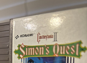 Castlevania II Simon's Quest (Nintendo NES) Working Authentic w/ Dust Cover