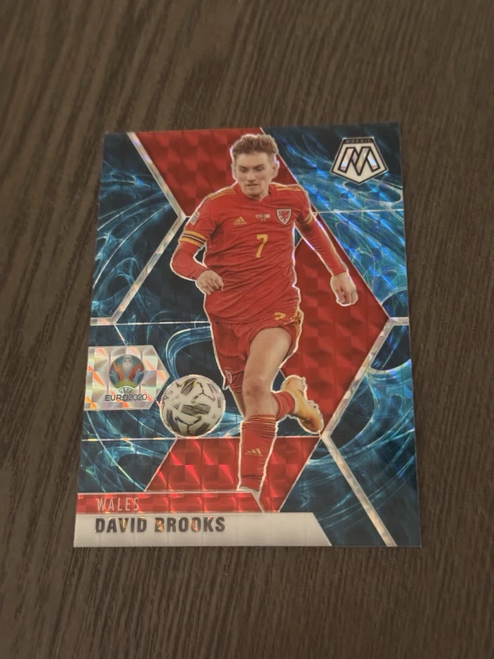 2021 Panini Mosaic UEFA Euro 2020 Genesis Prizm SSP #195 DAVID BROOKS Card - Image 3 of 4