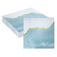 20Pcs 11.8"x11.8" Marble Peel and Stick Backsplash Wall Tiles, Blue/White