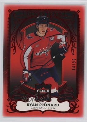 2025-26 Upper Deck Fleer Ultra Team Red 44/99 Ryan Leonard #6of20 Rookie RC 0he
