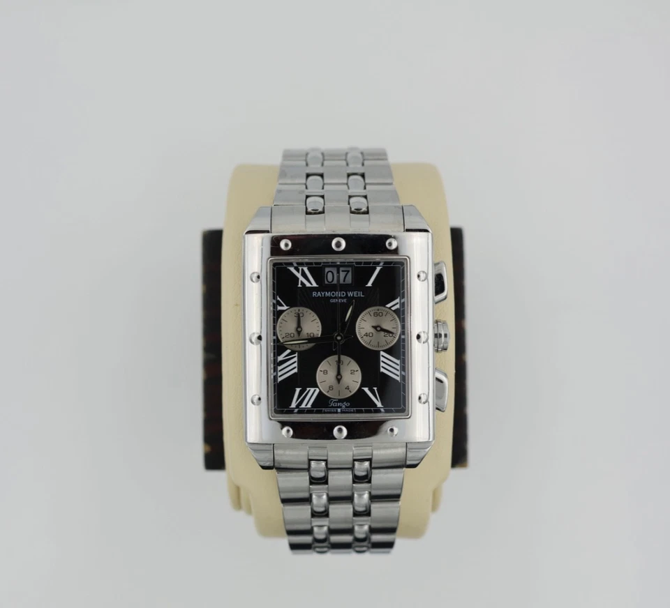 Raymond Weil Reloj Cronógrafo de Cuarzo para Hombre 4881-ST-00209 Tango Acero Esfera Negra Foto 2 de 4
