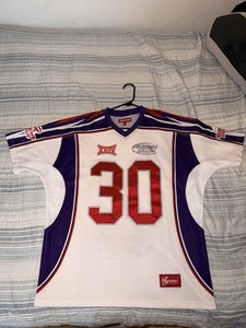 Supreme Sudden Death Football Jersey White 100% Polyester Size L Short Sleeve