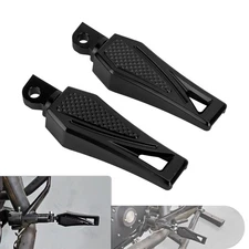 Black Male Mount-style Passenger Floorboards Kit For Harley Road Glide 1984-2025