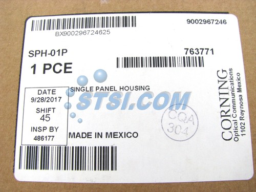 Corning Single-Panel Housing Wall-Mountable Black, for 1 CCH Panel SPH-01P ~STSI - Afbeelding 7 van 7