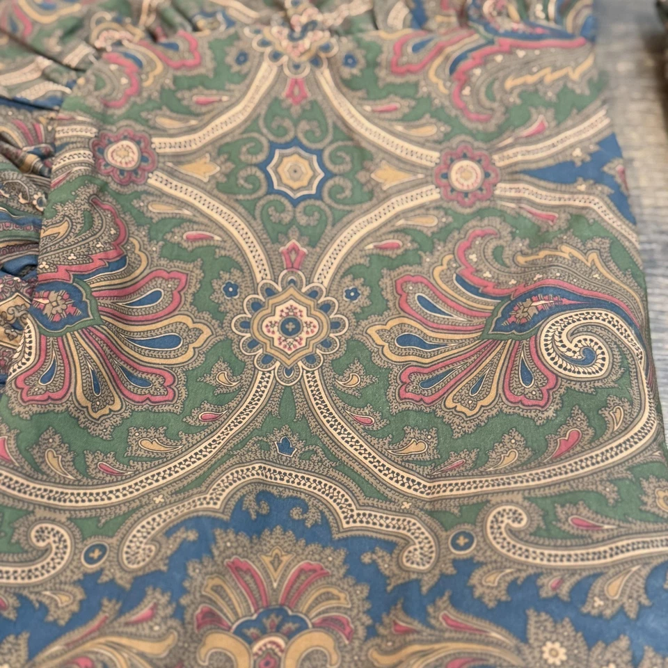 Ralph Lauren Brianna Elizabeth Paisley Volantes Almohada Juego de 2 Fundas Hecho en EE. UU. Foto 4 de 4